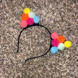 Pompon Cat Ears Headband
